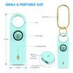 Personal Safety Alarm for Women, Travel Safety Keychains Siren Whistle, Loud Alarm, LED Strobe Light, Personal Emergency Security Safe Devices Key Chain Alarm for Kids Elderly, Blue