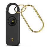 Personal Safety Alarm for Women, Travel Safety Keychains Siren Whistle, Loud Alarm, LED Strobe Light, Personal Emergency Security Safe Devices Key Chain Alarm for Kids Elderly, Black