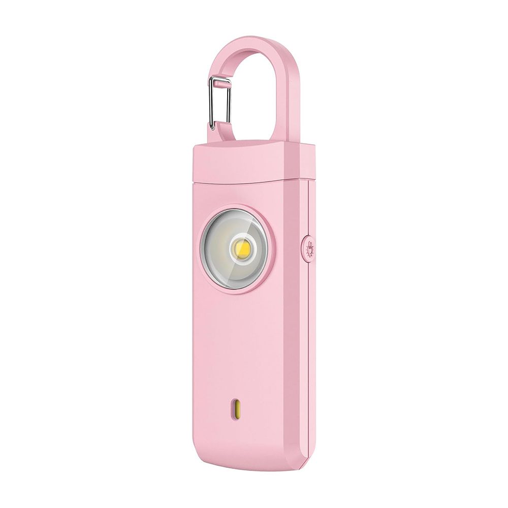 Rechargeable Personal Alarm for Women, Christmas Birthday Gifts for Women, Daughter, College Student, Teen Girl, Elders, Kids, Siren Alarm, USB Charging, Pink
