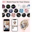 Smartwatch Women Luxury Diamonds 1.3 Inch HD Answer Make Calls Android iPhone Fitness Tracker Sport Heart Rate IP68 Waterproof Sleep Monitor