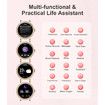 Smartwatch Women Luxury Diamonds 1.3 Inch HD Answer Make Calls Android iPhone Fitness Tracker Sport Heart Rate IP68 Waterproof Sleep Monitor