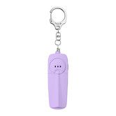 Personal Alarm Keychain 130dB Self Defense Security With Led Light For Women Girls Kids Elderly Color Purple