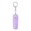 Personal Alarm Keychain 130dB Self Defense Security With Led Light For Women Girls Kids Elderly Color Purple