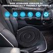 360 Rotating Seat Cushion,Swivel Seat Cushionfor Elderly,360 Degrees Swivel Car Seat,Non Slip,Memory Foam,Ergonomic Design (Black)