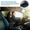 360 Rotating Seat Cushion,Swivel Seat Cushionfor Elderly,360 Degrees Swivel Car Seat,Non Slip,Memory Foam,Ergonomic Design (Black)
