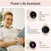 Smart Watches for Women with Make and Answer Call with Diamond for Android, iOS, Rosegold