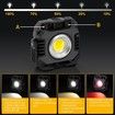 LED Portable Work Light Rechargeable, IP66 Waterproof Outdoor Working Light for Emergency, Repair, Camping