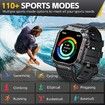 Military Smart Watch for Men 5ATM Waterproof with Call 2.02 inch Large Screen for iPhone Android Phone