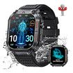 Military Smart Watch for Men 5ATM Waterproof with Call 2.02 inch Large Screen for iPhone Android Phone