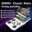 128G Handheld Game Console with 3D Dual System Portable Retro GBA Console, White