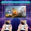 128G Handheld Game Console with 3D Dual System Portable Retro GBA Console, White