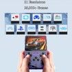128G Handheld Game Console with 3D Dual System Portable Retro GBA Console, Purple