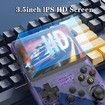 128G Handheld Game Console with 3D Dual System Portable Retro GBA Console, Purple