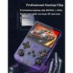 128G Handheld Game Console with 3D Dual System Portable Retro GBA Console, Purple