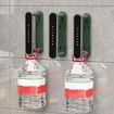 Wall-Mounted Retractable Clothes Hanger Space-Saving Storage Rack For Balcony Washing Machine Color Green