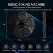 Music Boxing Machine,Smart Bluetooth Interactive Wall Mounted Punching Trainer with Gloves,Home Workout and Agility Training Equipment
