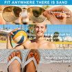 Sand Remover for Beach,4PCS Sand Off Beach Mitts and Sand Removal Bag,Sand Free Beach Accessories Essentials for Kid Women,Sandscreen Sand Remover Powder Pouch Sand Remover (Talc-Free)