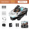 6K Drone Dual Camera WIFI GPS Quadcopter Remote Control Obstacle Avoidance Aerial Photography Color White
