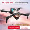 6K Drone Dual Camera WIFI GPS Quadcopter Remote Control Obstacle Avoidance Aerial Photography Color White