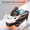 6K Drone Dual Camera WIFI GPS Quadcopter Remote Control Obstacle Avoidance Aerial Photography Color White