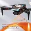 6K Drone Dual Camera WIFI GPS Quadcopter Remote Control Obstacle Avoidance Aerial Photography Color Black