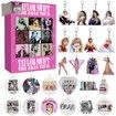 Taylor Christmas Advent Countdown Calendar Contain 24 Pieces Gift Christmas Acrylic Decoration And Bracelet Surprise Christmas Gift