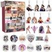 Taylor Christmas Advent Countdown Calendar Contain 24 Pieces Gift Christmas Acrylic Decoration And Bracelet Surprise Christmas Gift