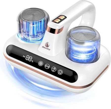 Vacuum Cleaner Cordless Mattress Bed UV-C Light Ultrasonic 10000pa 80000/min Suction Mite Dust Pet Hair Removal 5in1