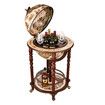 Globe Bar Wine Cabinet Rack Drinks Cart Liquor Trolley Mid Century Antique Alcohol Glass Bottle Storage Serving Holder