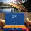 24 Days Fishing Lure Advent Calendar Countdown Calendar with 3D Realistic Fishing Lures, Funny Fishing Advent Calendar for Men, Halloween Fishing Gifts