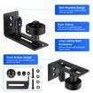 Sliding Barn Door Hardware Kit 1.83m Track Roller Bottom Floor Guide Gate Handles Carbon Steel Slide Shed Bedroom Office Single Doors