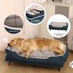 Large Pet Dog Bed Puppy Sofa Cat Couch Doggy Lounge Chaise Furniture Raised Elevated Soft Cushioned 90x60x24cm