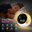 Digital Alarm Clock Bedroom Kids Sunrise Moon Night Light Sound Machine Decor Morning Wake Up Bedroom Girls Boys