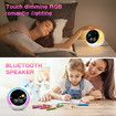 Digital Alarm Clock Bedroom Kids Sunrise Moon Night Light Sound Machine Decor Morning Wake Up Bedroom Girls Boys