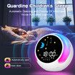 Digital Alarm Clock Bedroom Kids Sunrise Moon Night Light Sound Machine Decor Morning Wake Up Bedroom Girls Boys
