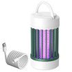 Electric Mosquito Zapper with Night Light Cordless USB Rechargeable Mosquito Repellent Outdoor Patio Fly Killer for Yard Patio Home, Green
