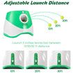 Automatic Ball Launcher for Small and Medium Dogs, Indoor and Outdoor Tennis Ball Thrower, 6PCS Mini Tennis Balls,Green