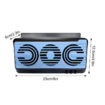 Solar Powered Car Exhaust Fan Window Ventilation Cooling System with Triple Outlets