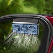 Solar Powered Car Exhaust Fan Window Ventilation Cooling System with Triple Outlets
