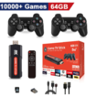 8K Game Console TV BOX Retro Video Games Console with Wireless Controller,64G Storage Built-in 20000 Games
