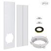 67-120cm Portable AC Window Kit Slide Rail Interlock Design Air Conditioning Outlet Accessories Vertical Horizontal Sliding Windows