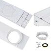 Window AC Kit Portable 67-180cm Slide Rail Interlock Air Conditioning Outlet Accessories Vertical Horizontal Sliding Cooling