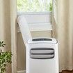 Window AC Kit Portable 67-180cm Slide Rail Interlock Air Conditioning Outlet Accessories Vertical Horizontal Sliding Cooling
