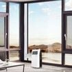 Window AC Kit Portable 67-180cm Slide Rail Interlock Air Conditioning Outlet Accessories Vertical Horizontal Sliding Cooling