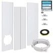 Window AC Kit Portable 67-180cm Slide Rail Interlock Air Conditioning Outlet Accessories Vertical Horizontal Sliding Cooling