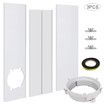 Window AC Kit Portable 67-180cm Slide Rail Interlock Air Conditioning Outlet Accessories Vertical Horizontal Sliding Cooling