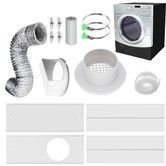 Dryer Accessory Clothes Dryer Vent Parts Clothes Connector  Fittings Indoor Dryer Vent Kit Window Duct Parts Accessories