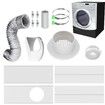 Dryer Accessory Clothes Dryer Vent Parts Clothes Connector Fittings Indoor Dryer Vent Kit Window Duct Parts Accessories