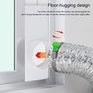 Dryer Accessory Clothes Dryer Vent Parts Clothes Connector Fittings Indoor Dryer Vent Kit Window Duct Parts Accessories