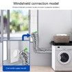 Dryer Accessory Clothes Dryer Vent Parts Clothes Connector Fittings Indoor Dryer Vent Kit Window Duct Parts Accessories